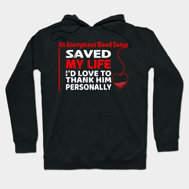 blood donation thank you quotes Hoodie by MoodPalace